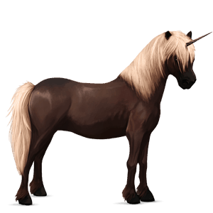 unicorn pony liver chestnut