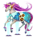 unicorn pony cremello