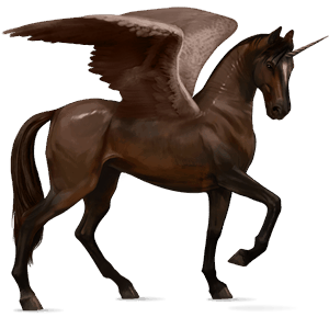 winged riding unicorn argentinean criollo dun