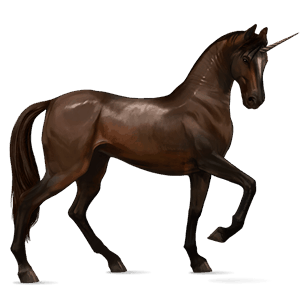riding unicorn tennessee walker dark bay