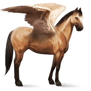 riding pegasus tennessee walker dun