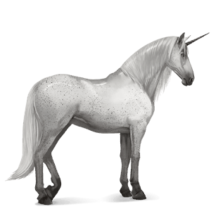 riding unicorn mouse grey
