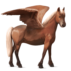 pegasus pony connemara flaxen chestnut 
