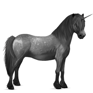 unicorn pony kerry bog dapple grey tobiano