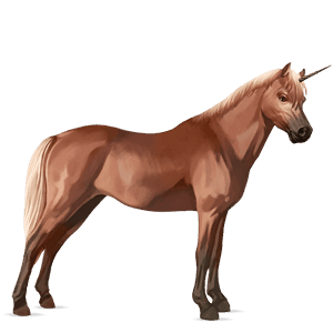 unicorn pony new forest chestnut