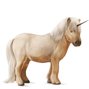 unicorn pony new forest palomino