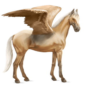 riding pegasus irish hunter cremello