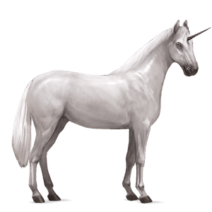 riding unicorn thoroughbred flaxen liver chestnut 