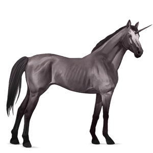 riding unicorn mouse grey