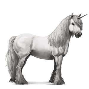 riding unicorn black tobiano