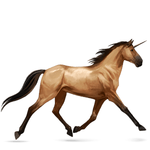 riding unicorn tennessee walker dun