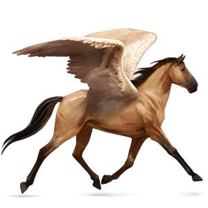 riding pegasus hanoverian flaxen chestnut 