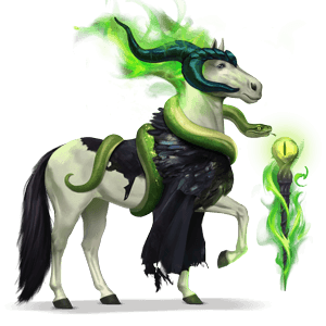 draught horse evil witch