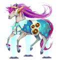 unicorn pony chestnut