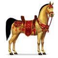 winged unicorn pony  desert