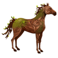 riding horse forest