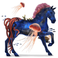 riding horse mustang dark bay