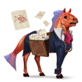 riding unicorn finnish chestnut