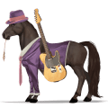 riding unicorn akhal-teke dark bay