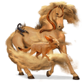 riding unicorn french trotter chestnut