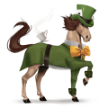 riding horse thoroughbred dun