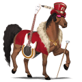 riding horse thoroughbred liver chestnut