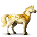 draught horse percheron light grey