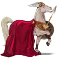 riding horse thoroughbred dapple grey