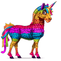 riding unicorn purebred spanish horse dapple grey