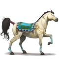 riding unicorn knabstrupper black snowflake 