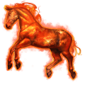 divine horse red giant