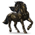 divine horse obsidian