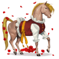 riding horse dun