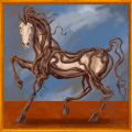 divine horse surrealism