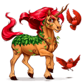 winged riding unicorn shagya arabian black