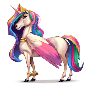 riding unicorn paint horse chestnut tobiano