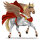 winged donkey unicorn standard donkey white